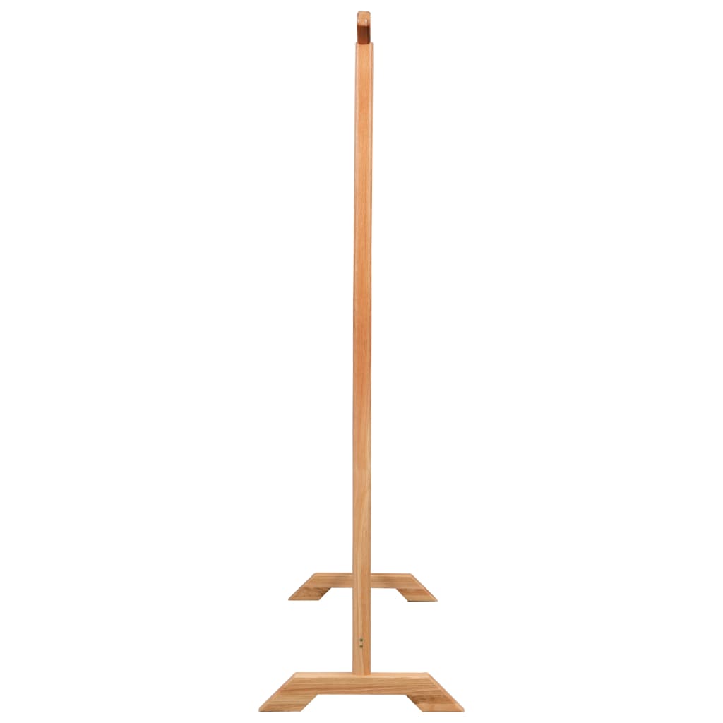 Kleiderständer 125 x 150 cm Massivholz Eiche
