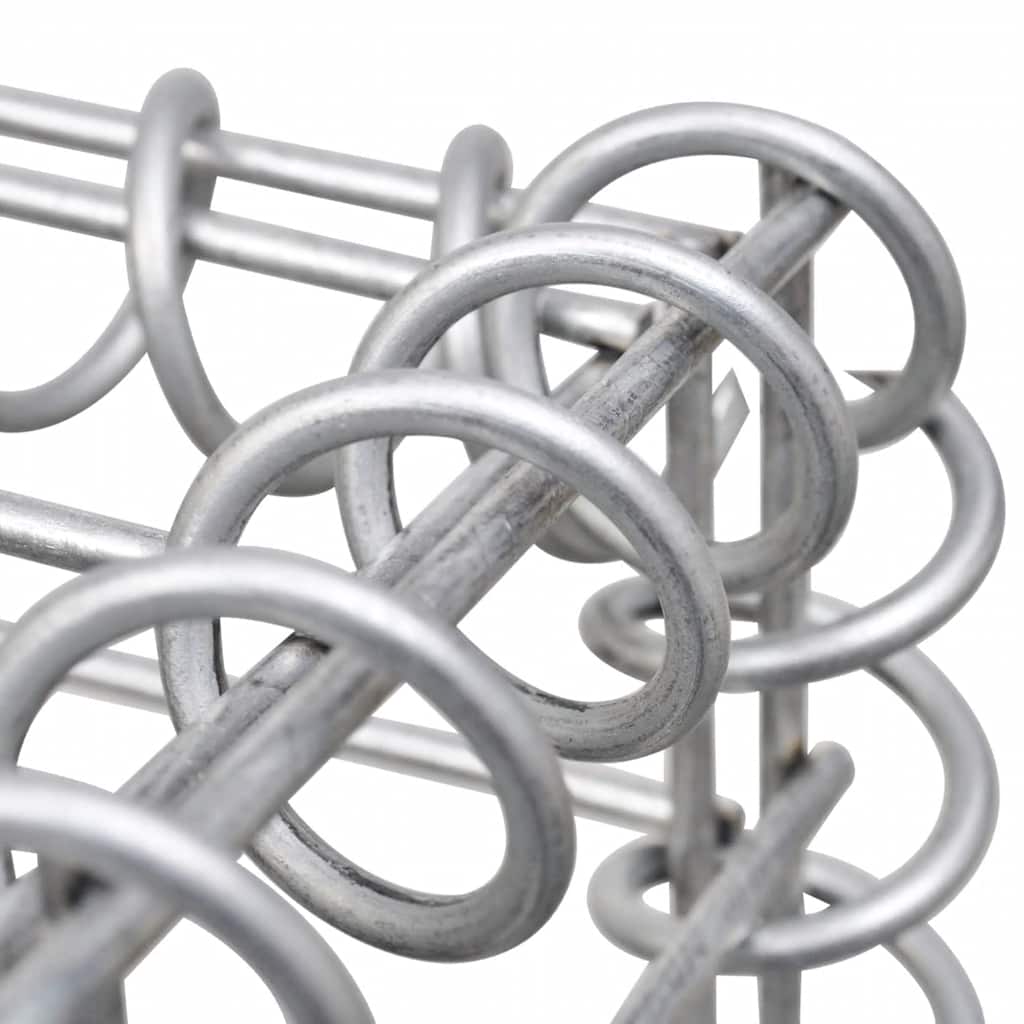 Gabionen-Hochbeet Verzinkter Stahl 540×50×50 cm
