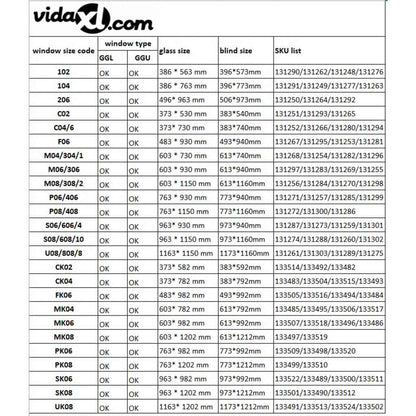 Verdunkelungsrollo Schwarz UK08 GGL und GGU