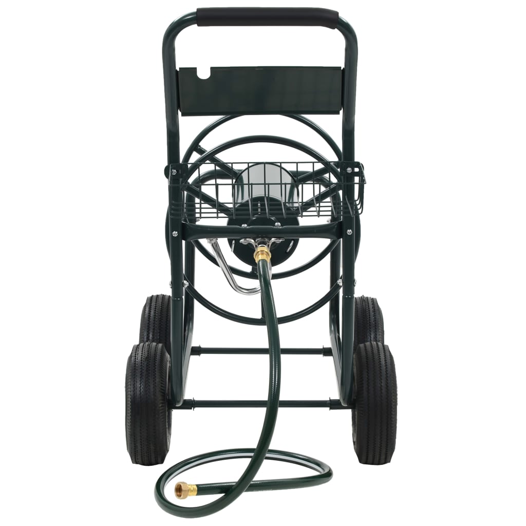 Gartenschlauchwagen mit 1/2" Schlauchanschluss 75 m Stahl