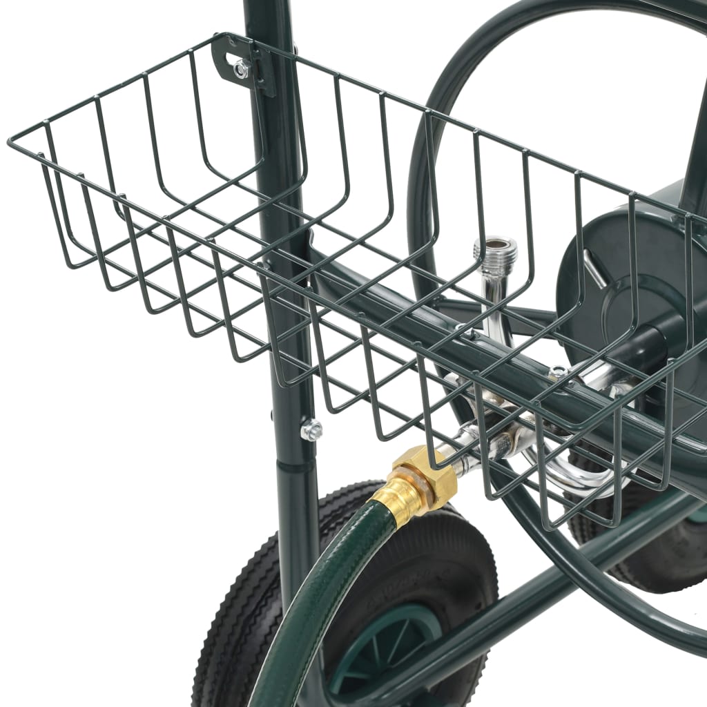Gartenschlauchwagen mit 1/2" Schlauchanschluss 75 m Stahl