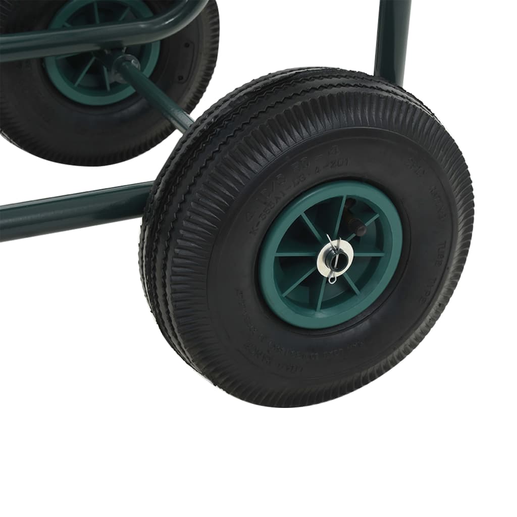Gartenschlauchwagen mit 1/2" Schlauchanschluss 75 m Stahl