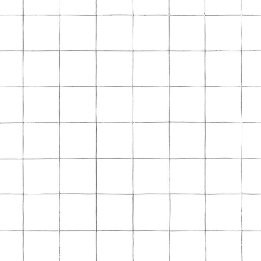 Maschendraht Verzinkter Stahl 10x0,5 m Silbern