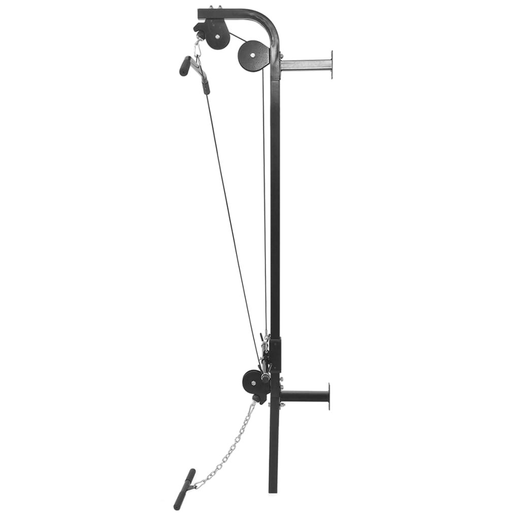 Fitnessstation Wandmontage mit Gewichtsscheiben 40 kg