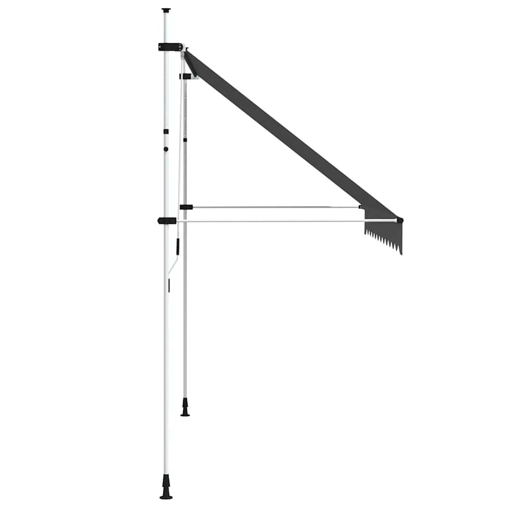 Einziehbare Markise Handbetrieben 300 cm Anthrazit