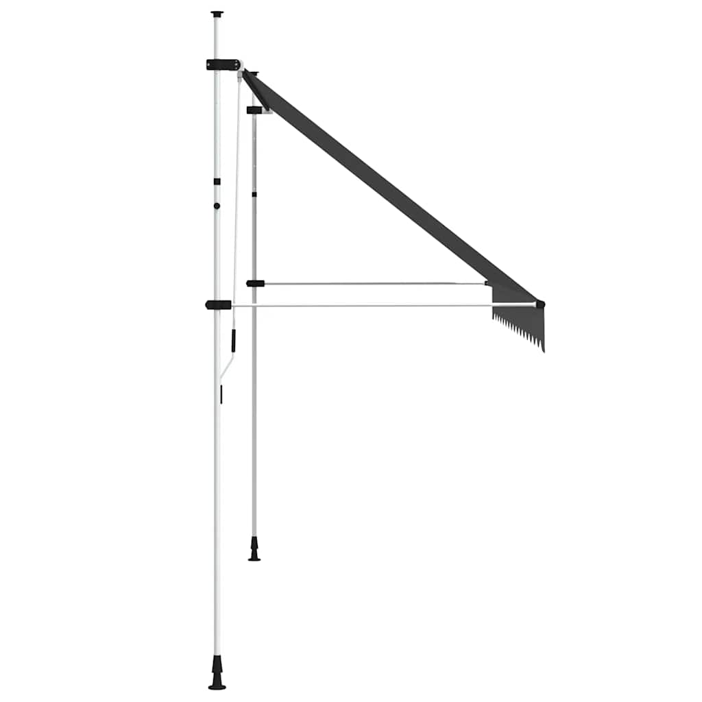 Einziehbare Markise Handbetrieben 350 cm Anthrazit