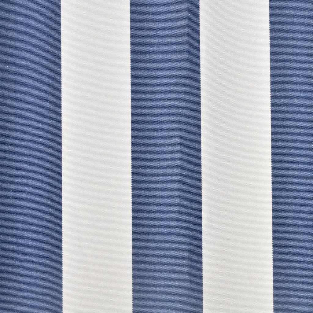 Ersatzstoff für Markise Blau und Weiß 450x300 cm Polyester