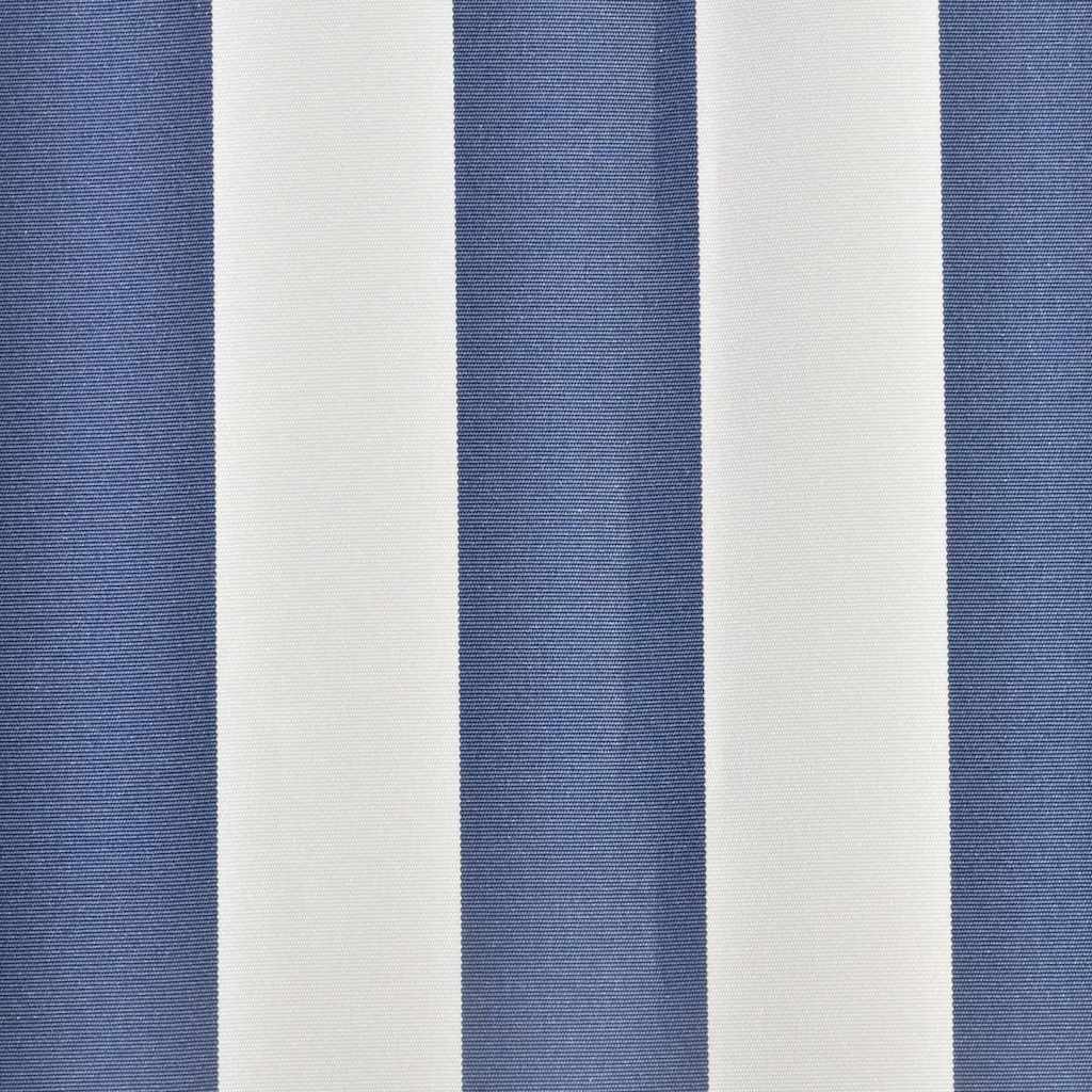 Ersatzstoff für Markise Blau und Weiß 500x300 cm Polyester