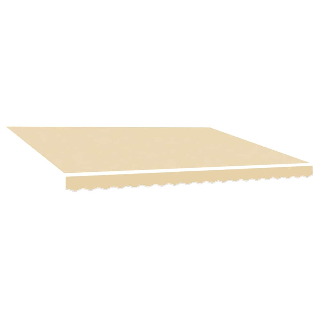 Ersatzstoff für Markise Creme 500x300 cm Polyester