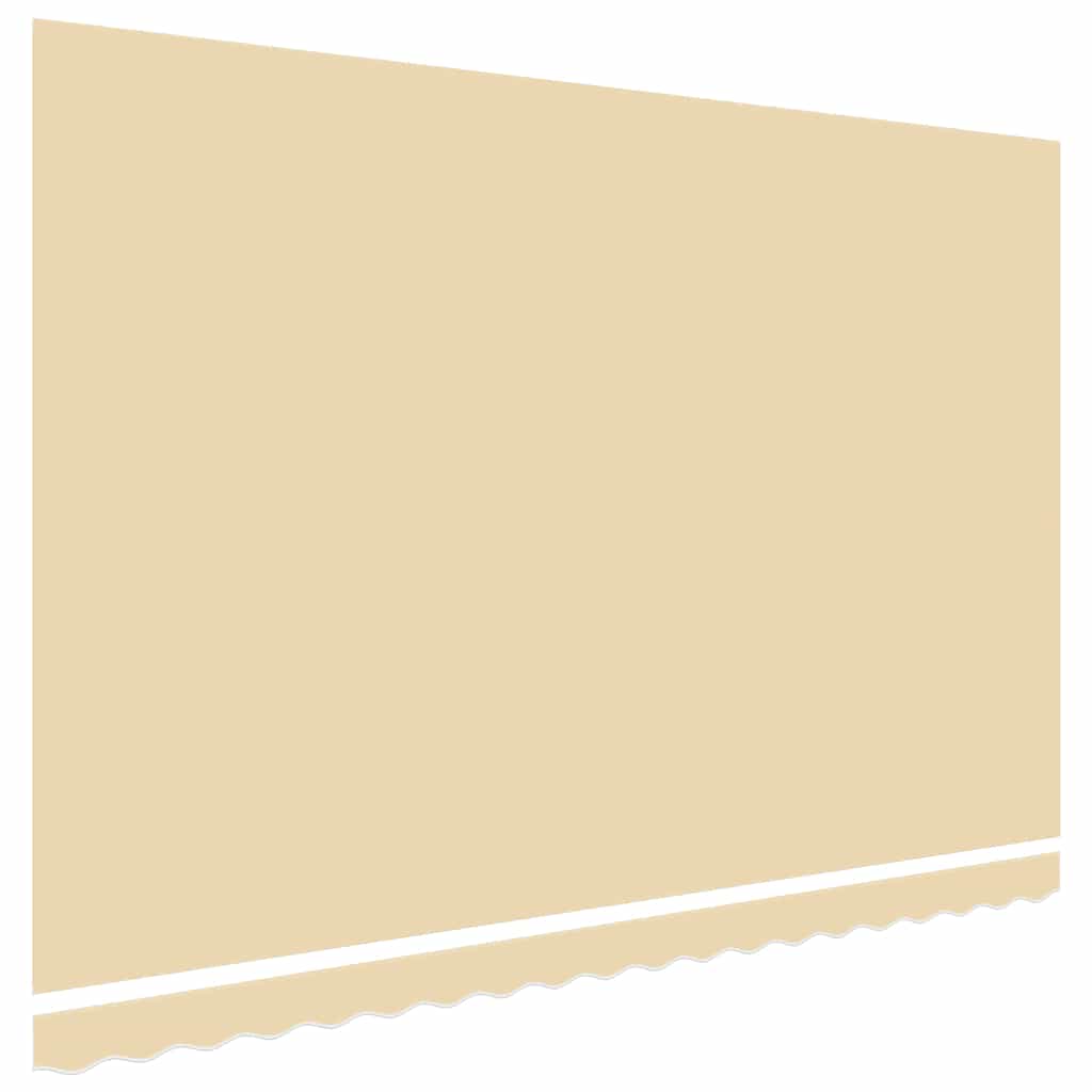 Ersatzstoff für Markise Creme 500x300 cm Polyester