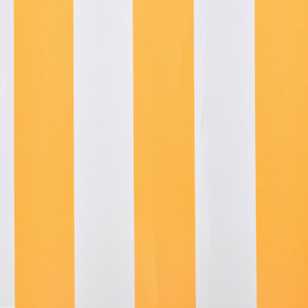 Markisenbespannung Canvas Orange & Weiß 4,5x3 m