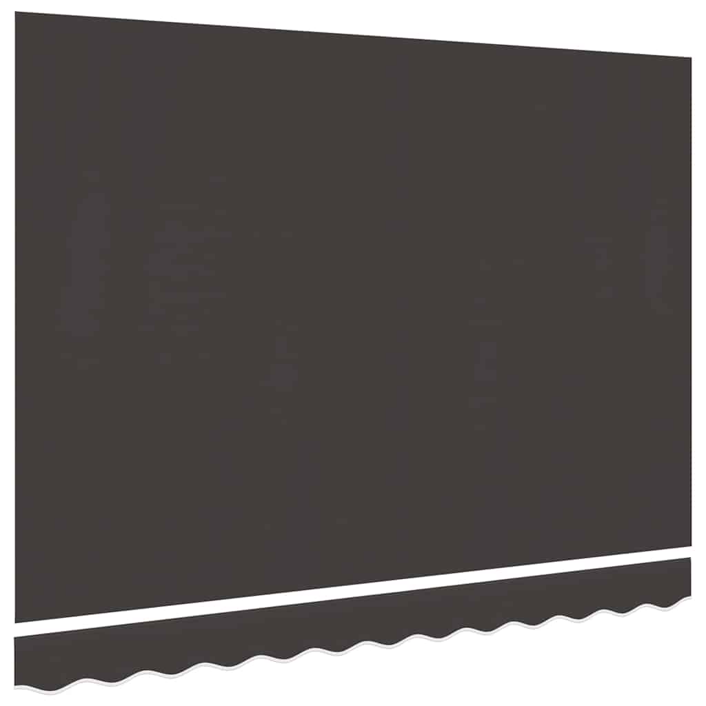 Ersatzstoff für Markise Grau 350x250 cm Polyester