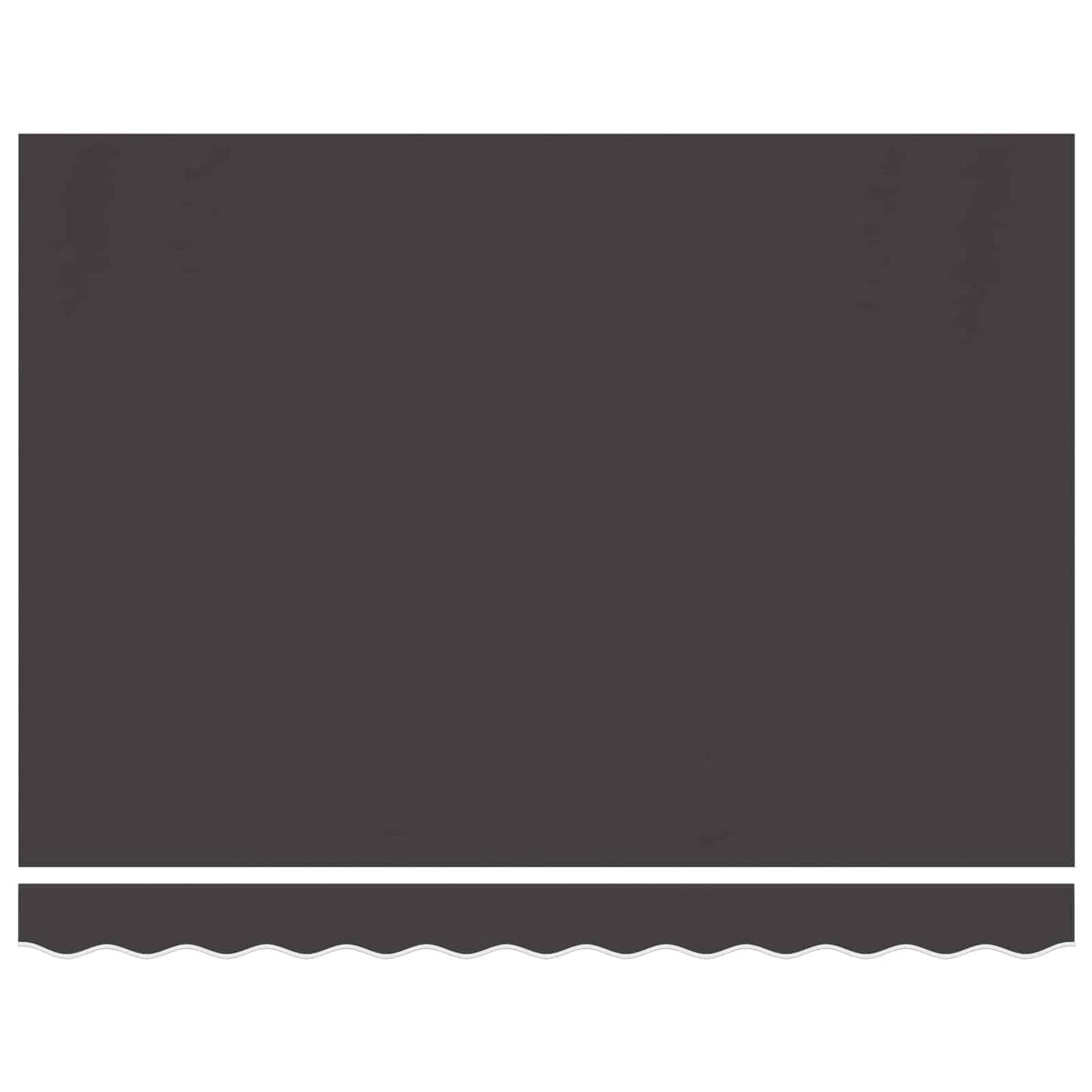 Ersatzstoff für Markise Grau 350x250 cm Polyester