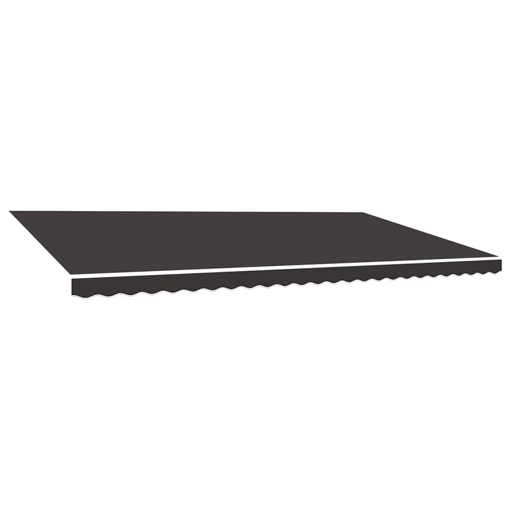 Ersatzstoff für Markise Grau 600x300 cm Polyester