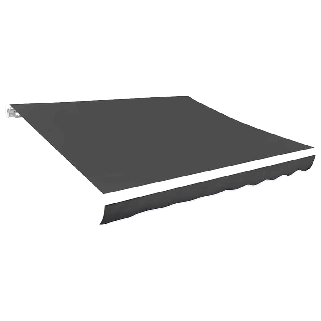 Ersatzstoff für Markise Grau 600x300 cm Polyester