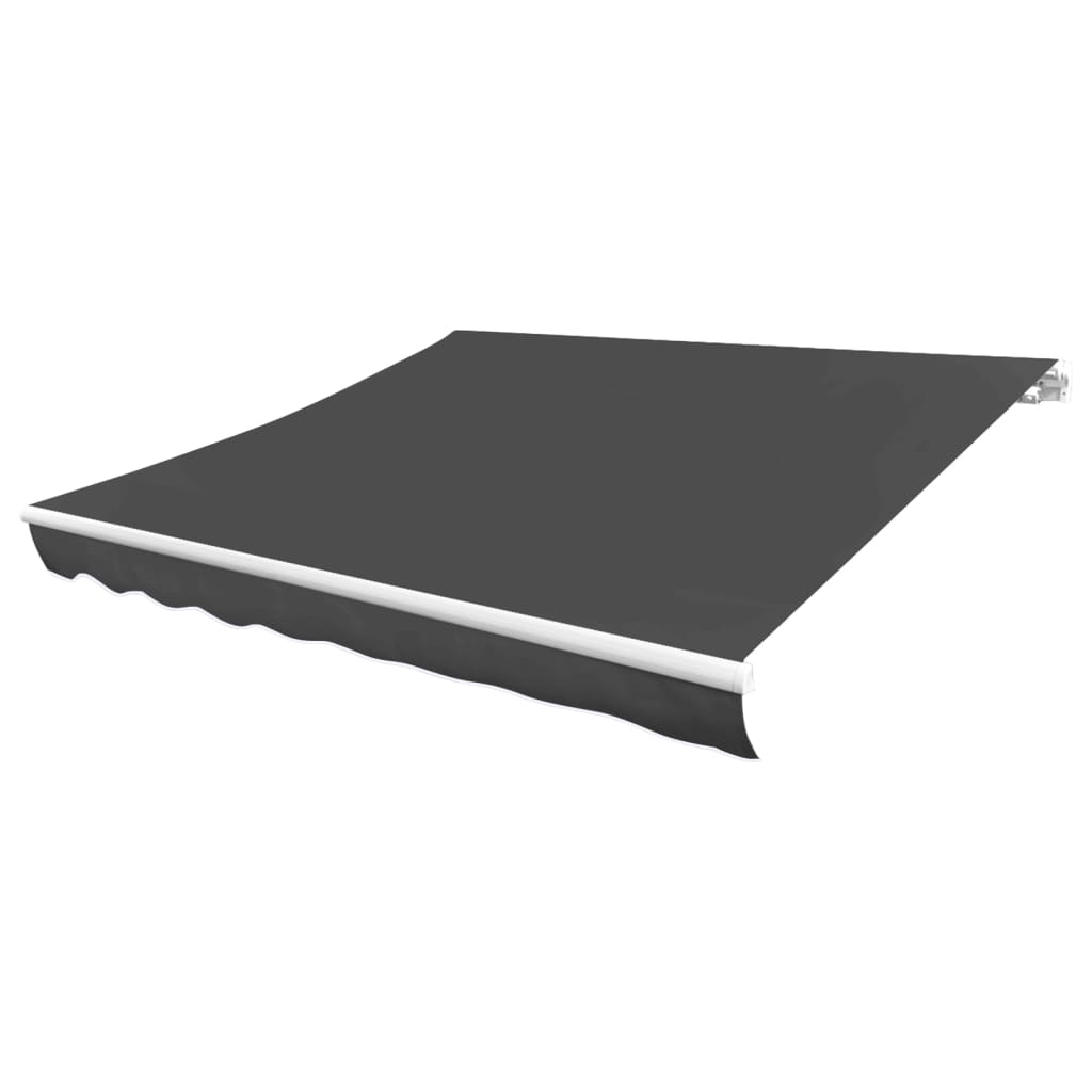 Ersatzstoff für Markise Grau 600x300 cm Polyester