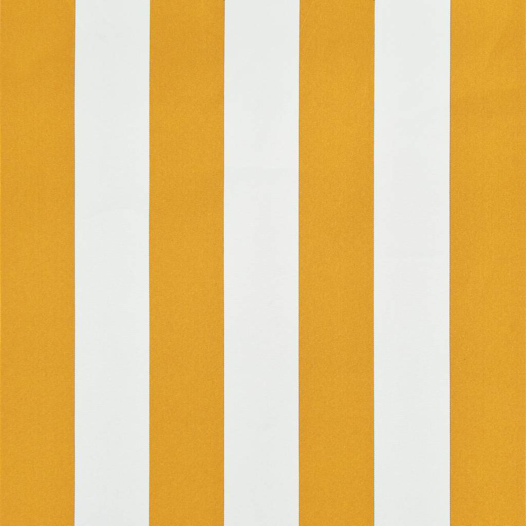Einziehbare Markise 250×150 cm Gelb und Weiß