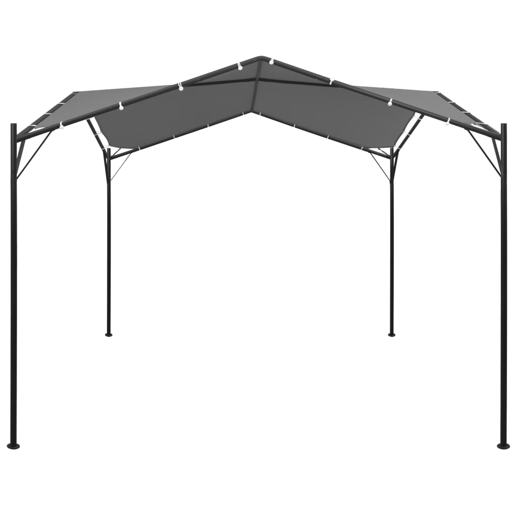 Pavillon de jardin anthracite 4x4 m