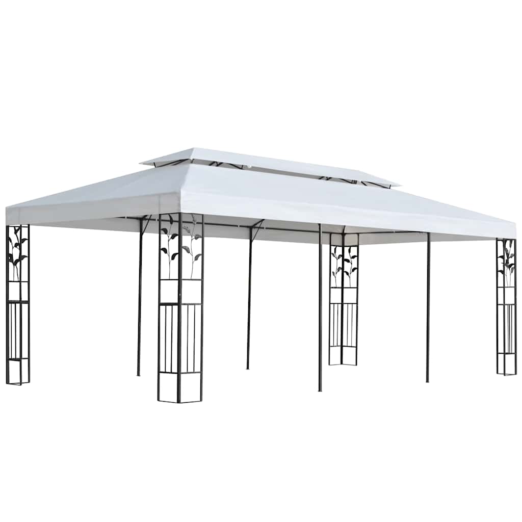 Pavillon-Stoff Weiß 300 x 600 cm Polyester