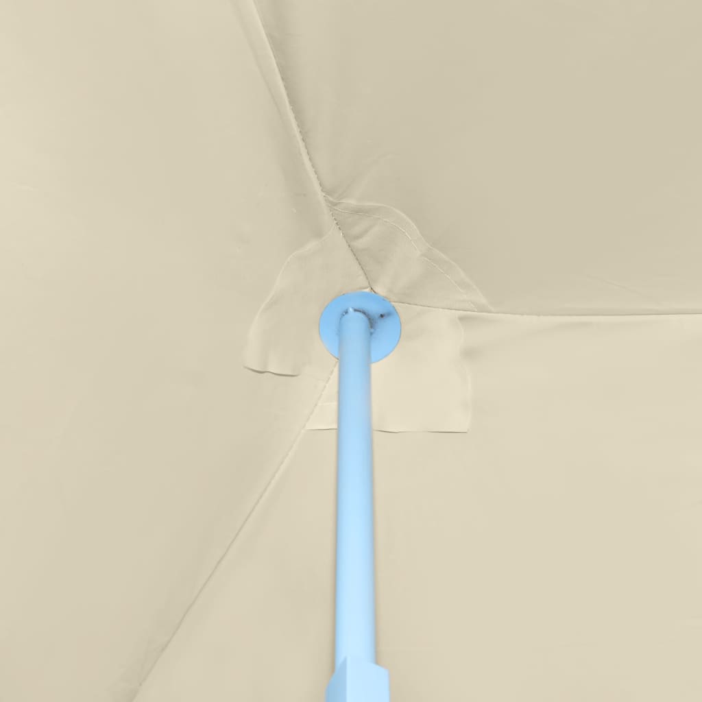 Tente pliante de réception pop-up avec 8 parois latérales 3 x 9 m crème