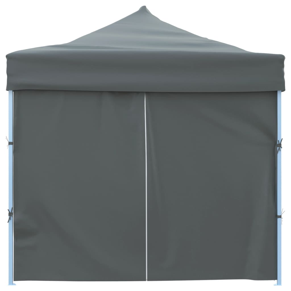 Tente de réception pop-up avec 8 parois latérales 3x9 m anthracite