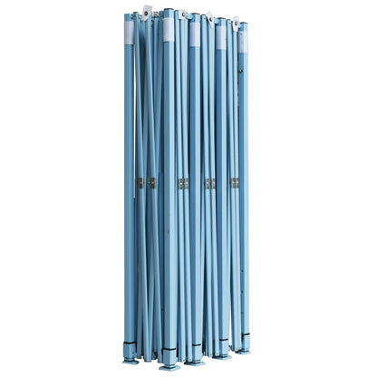 Faltpavillon mit 8 Seitenwänden 870x291x315 cm Anthrazit
