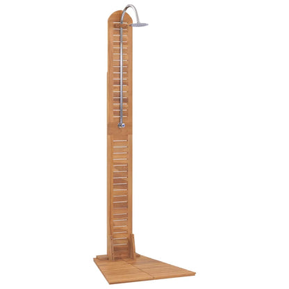 Gartendusche Massivholz Teak 70x75x204 cm