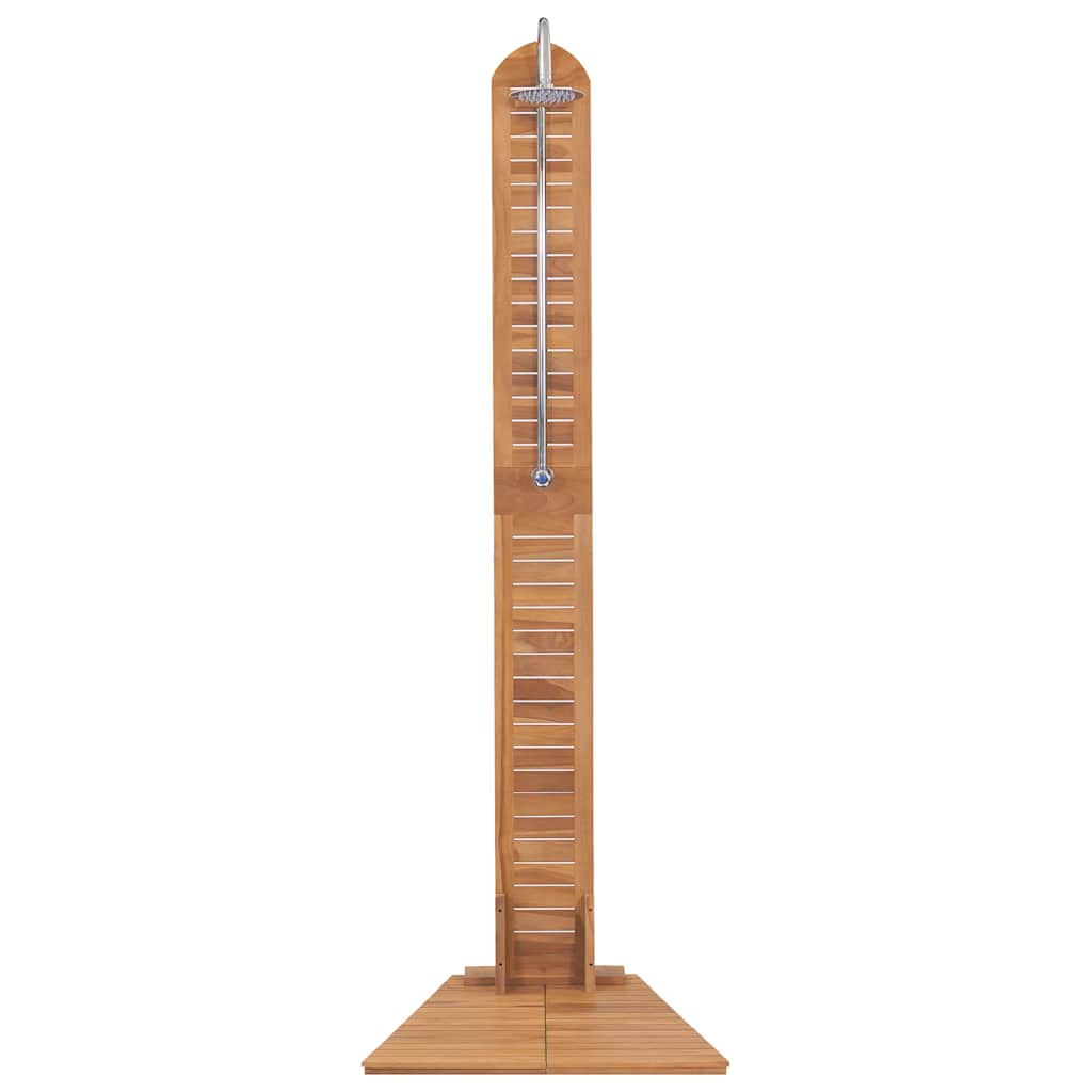 Gartendusche Massivholz Teak 70x75x204 cm
