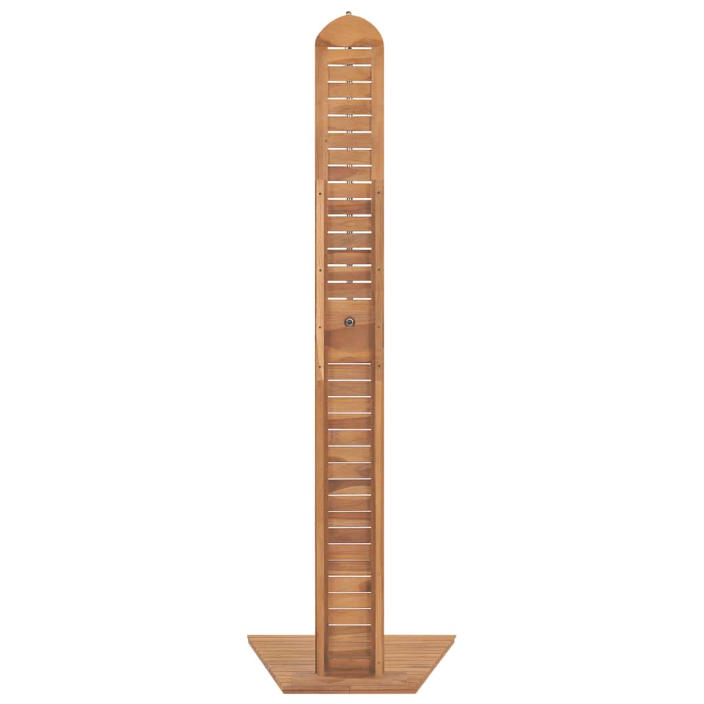 Gartendusche Massivholz Teak 70x75x204 cm