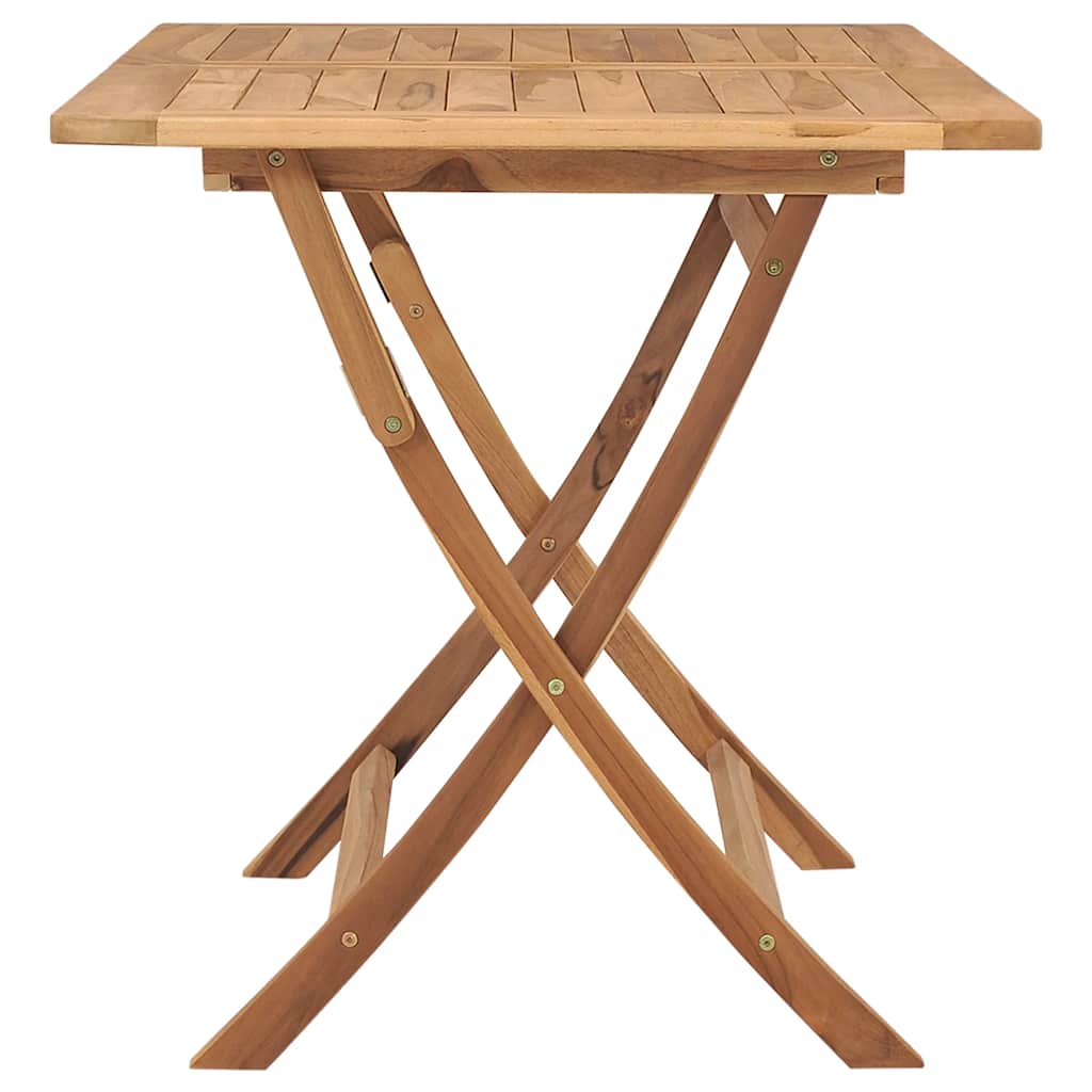 Gartentisch Klappbar 120x70x75 cm Massivholz Teak