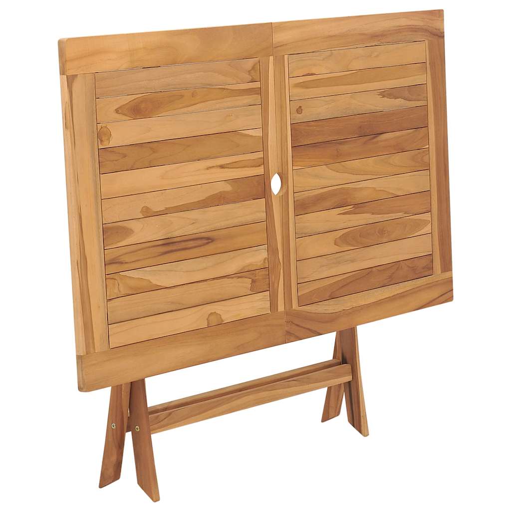Gartentisch Klappbar 120x70x75 cm Massivholz Teak