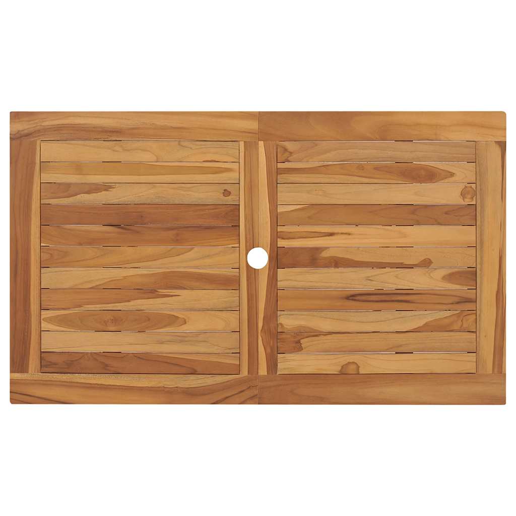 Gartentisch Klappbar 120x70x75 cm Massivholz Teak