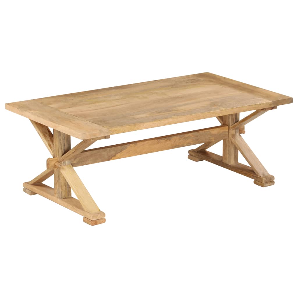 Couchtisch 110×60×40 cm Massivholz Mango