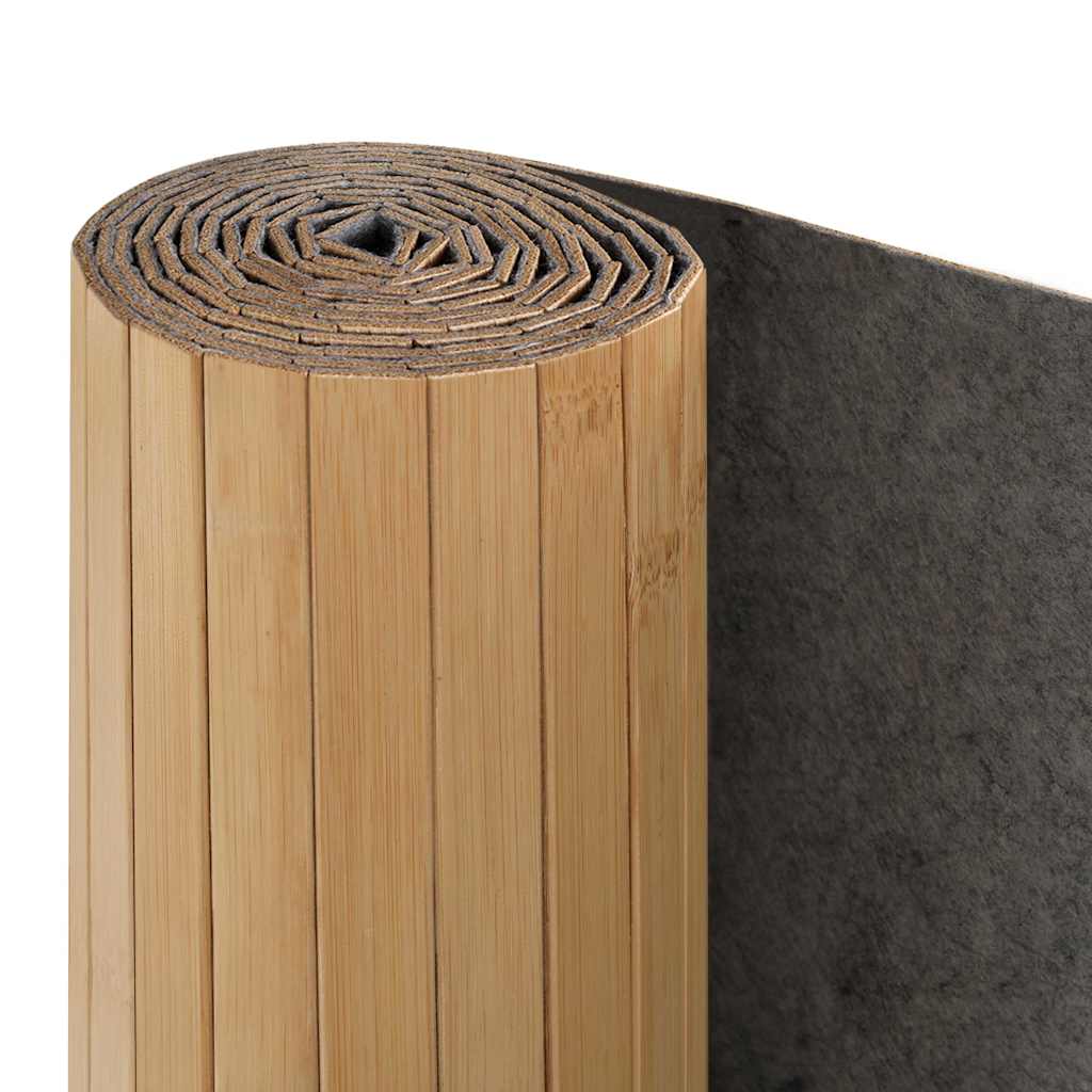 Raumteiler Bambus Breite 250 cm Höhe 165 cm Natur