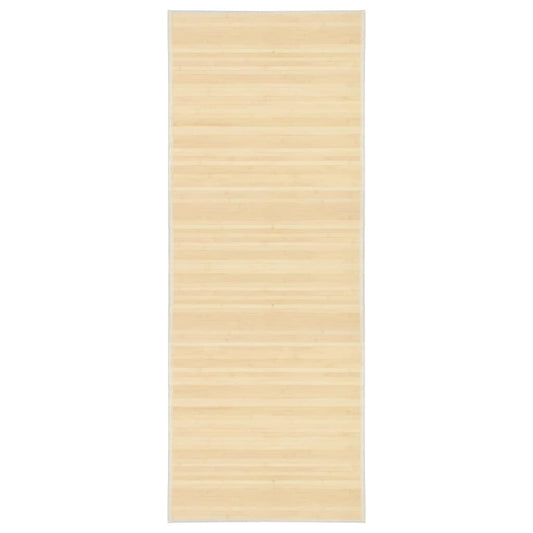 Teppich Bambus 80x200 cm Natur