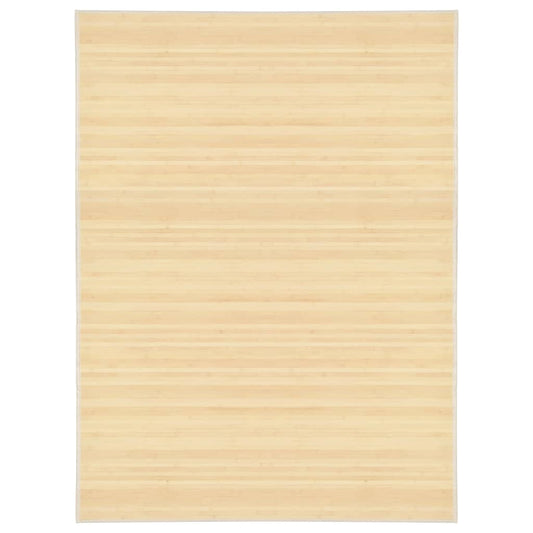 Teppich Bambus 150x200 cm Natur