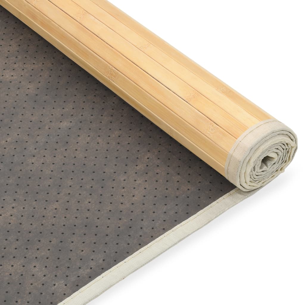Teppich Bambus 150x200 cm Natur