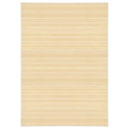 Teppich Bambus 160x230 cm Natur
