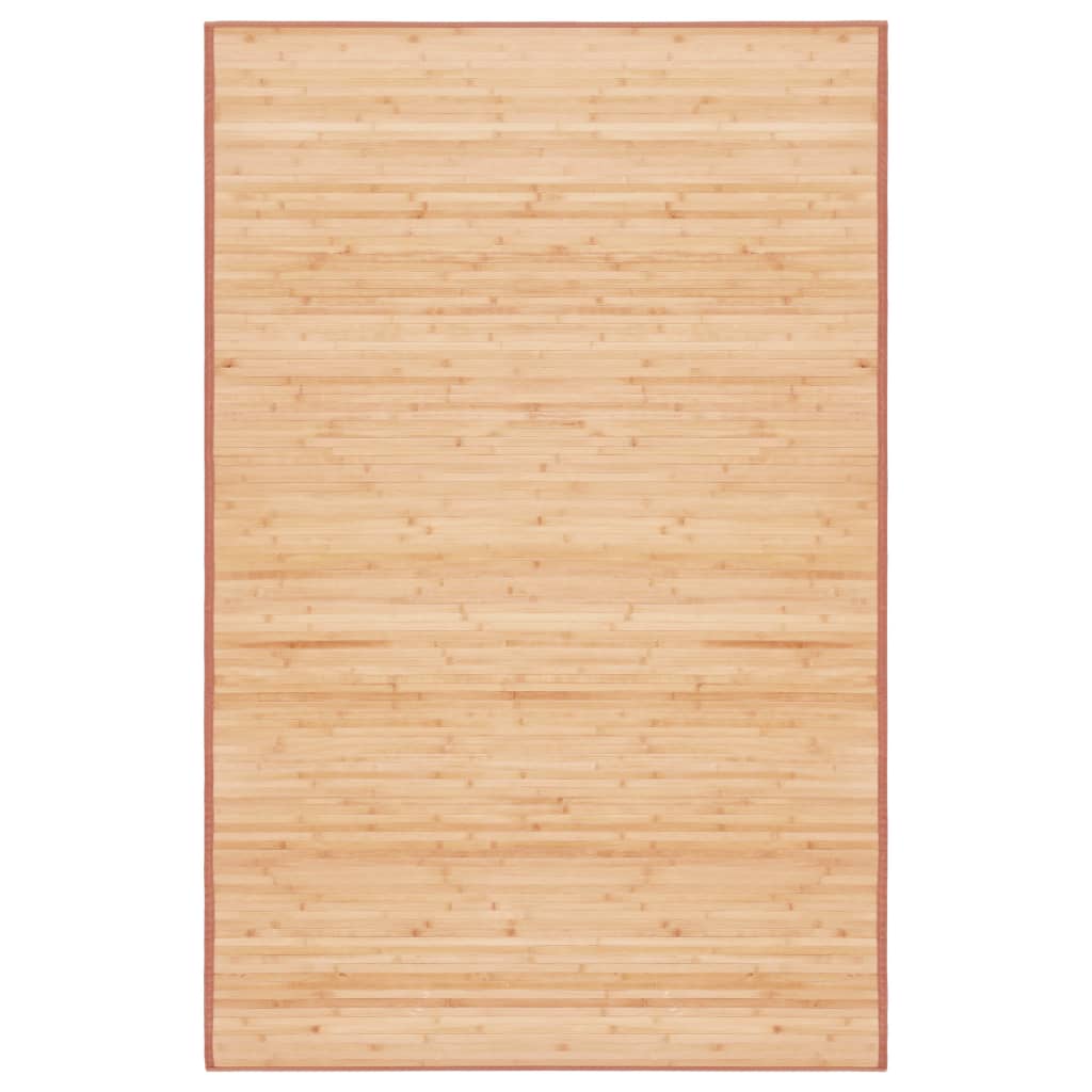 Teppich Bambus 100x160 cm Braun