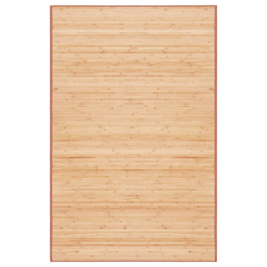 Teppich Bambus 100x160 cm Braun