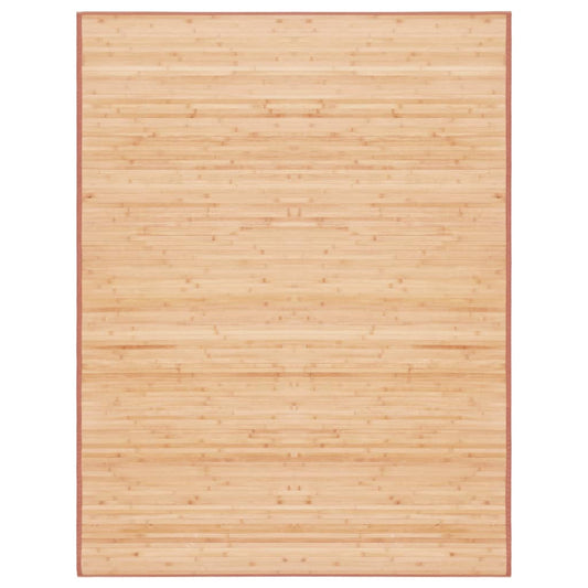 Teppich Bambus 150×200 cm Braun