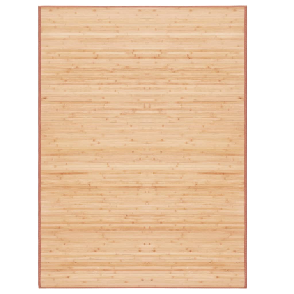 Teppich Bambus 160x230 cm Braun