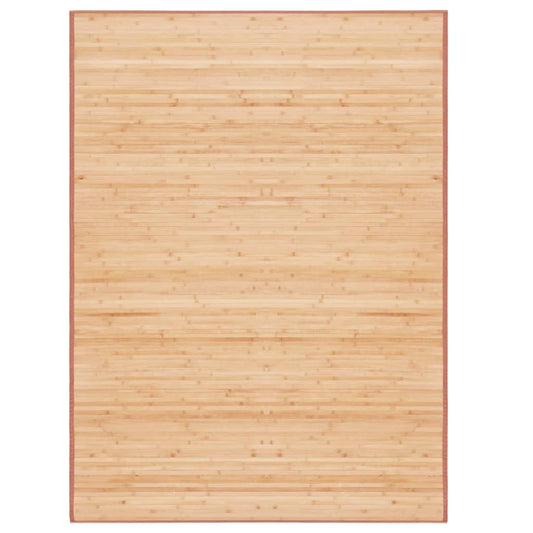 Teppich Bambus 160x230 cm Braun