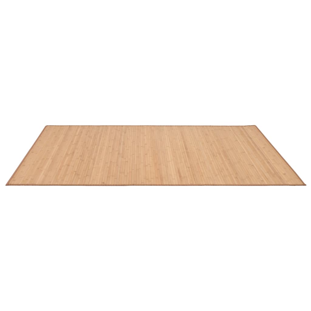 Teppich Bambus 160x230 cm Braun