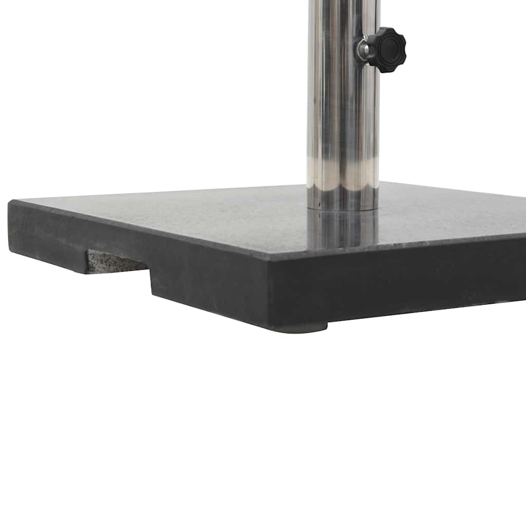 Sonnenschirmständer Granit 20 kg Quadrat Schwarz