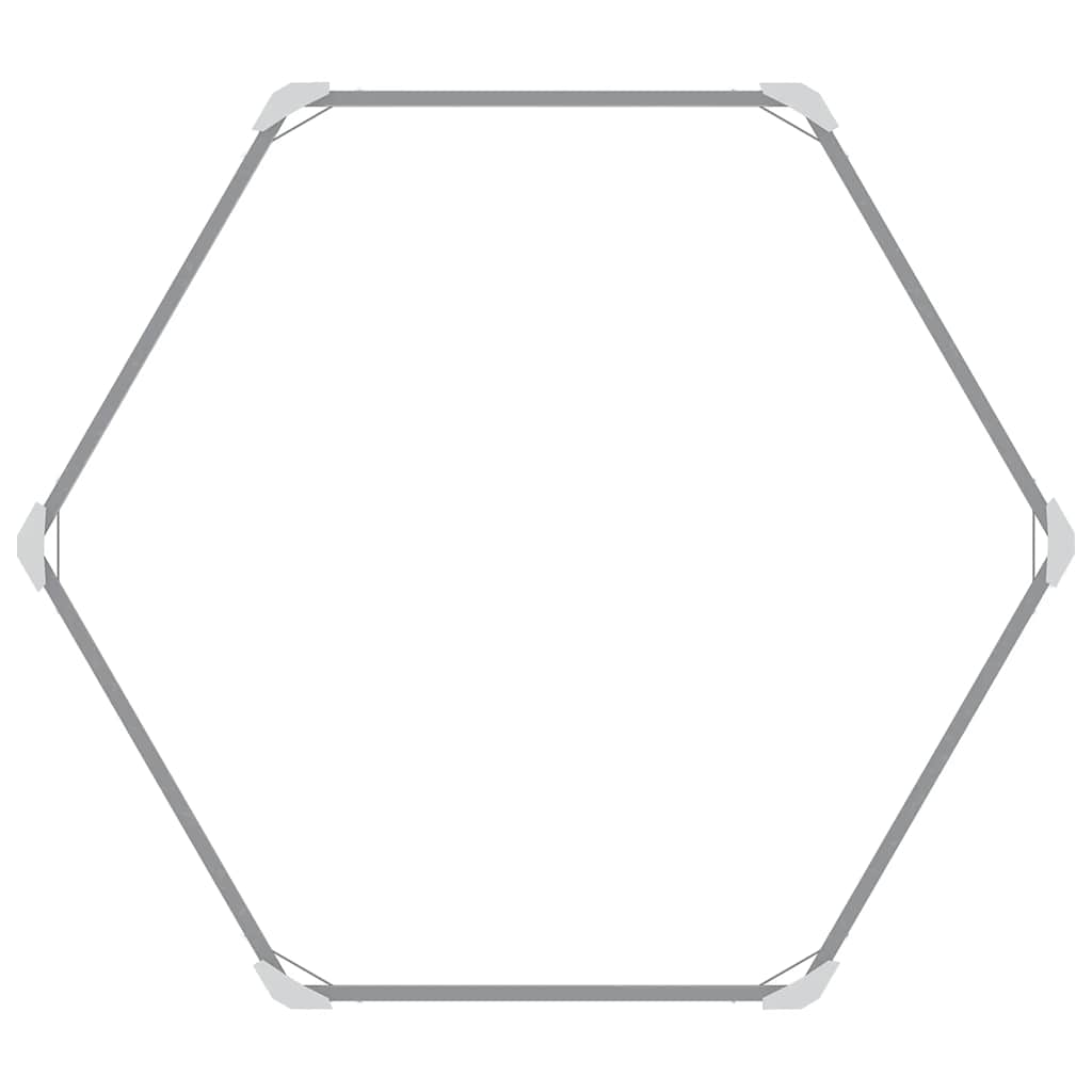 Garten-Hochbeet Verzinkter Stahl 129x129x77 cm Grau