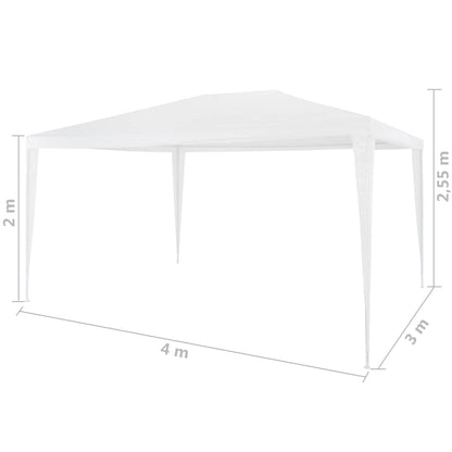 Partyzelt 3x4 m Weiß