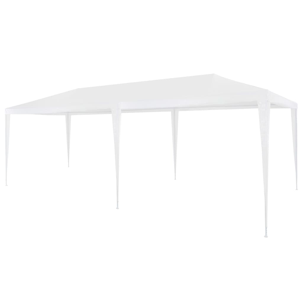 Tente de fête 3x6 m PE blanc