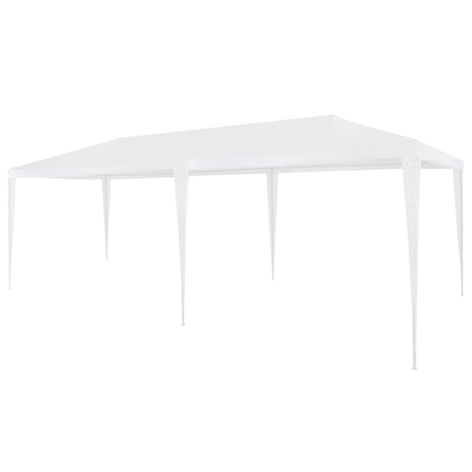 Tente de fête 3x6 m PE blanc