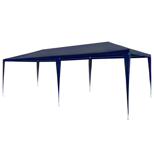 Tente de fête 3x6 m PE bleue